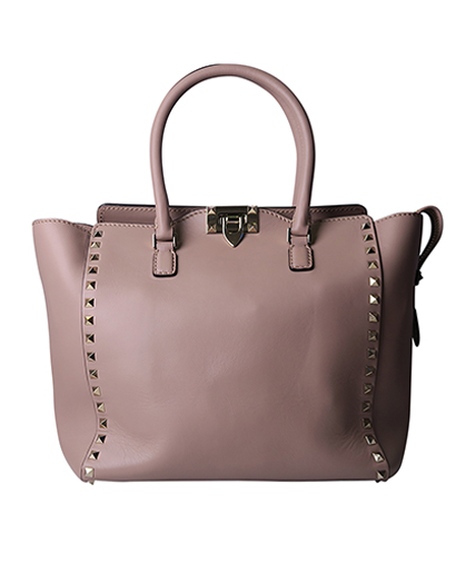 Rockstud Double Handle Tote, front view
